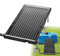 FIVMEN Poolheizung Solar Solarkollektor 111,5x66x6,5 cm Pool Heizung Solarheizung Sonnenkollektor Solarheizung bis 15 L Wasserinhalt Solaranlage Warmwasser für Pool Schwimmbad, Gerade