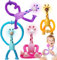 Telescopic Suction Cup Giraffe Toy, Pack of 4 Sensory Giraffe Toy, Anti-Stress Fidget Toys, Funny Educational Stress Relief, Stretchy Shape Change Toy