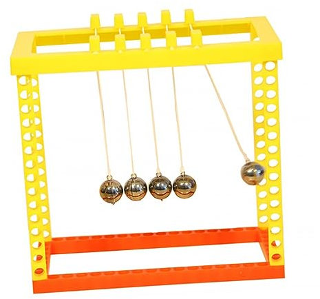 KONTONTY Newton's Toys Cradle Balance Balls Pendulum Ball Scientific Tool Desk Toy for Boy Girl's Stem Learning Playtime