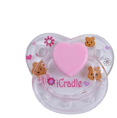 Misaakoeq Magnetischer Puppenschnuller, Magnetischer Schnuller Für Puppen, Magnetischer Schnuller Für Reborn-Puppen, Zubehör Für Reborn-Puppen, Puppen-Simulationsschnuller, Magnetisches Beißspielzeug