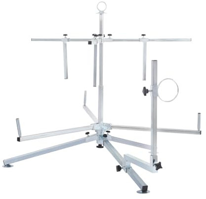 POTYYH Avvolgitubo per riscaldamento a pavimento, avvolgitore regolabile con custodia, fino a 200 kg per PEX, PERT, tubi di riscaldamento, tubi dell'acqua, ecc.