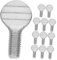JOINPAYA 12pcs Stainless Steel Thumb Screws Rotisserie Fork Replacement for Air Fryer and Oven Secure Installation Kitchen Accessories for Bbq and Cooking Efficiency