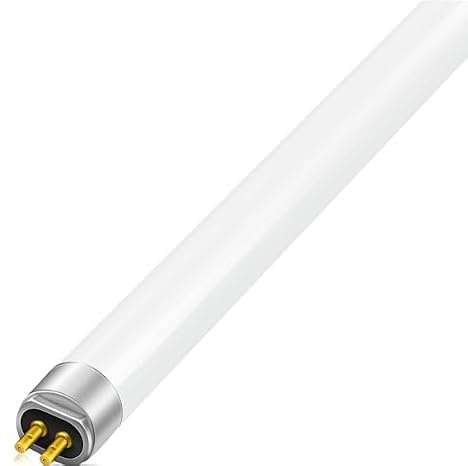 VerveFusion T5 8W Leuchtstoffroehre 28.6cm 2 Stueck, G5 Sockel Kaltweiss 4000K Energiesparende Leuchtstoffroehren, Hocheffizienzlampen fuer Notbeleuchtung und Lichtbaender, Ersatz fuer Neonroehre