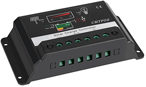 Chargeur Panneau Solaire 30A 12/24V Contrôleur de de électricité économique régulateur de batterie pour maison 13.2*7cm