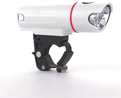 Lightrider AA Front Bike Cycle Cycling Commuter Safer Bright AA Battery Light Front & Rear Facing Handlebar Bright Beam Torch LED
