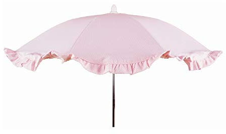 Sombrilla Universal para silla o cochecito de Paseo Rosy Fuentes - No incluye Flexo para su fijación - elegante y práctico artículo para la protección del sol de su bebé0-rosa