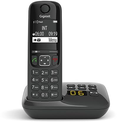 GIGASET AS690 A, Le sans Fil avec Messagerie vocale, Large répertoire, Mains Libres et Menu Simple à Utiliser