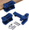 Tondeuse à Bande de Chant,4PCS Plastique Machine à Baguer à Double Bordures à Tête et à Queue en Bois de Menuisier Coupe-Bande de Chant