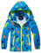 HZXVic – Imperméable pour enfant – Veste coupe vent pour garçon – Combinaison de pluie avec capuche – Motif dinosaure - Bleu - 4 ans