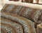 L'EMPORIO CASA Bettwäsche-Set aus Leopardenmuster, für Doppelbett, sehr weich, 100 % italienische Baumwolle (Leopard).