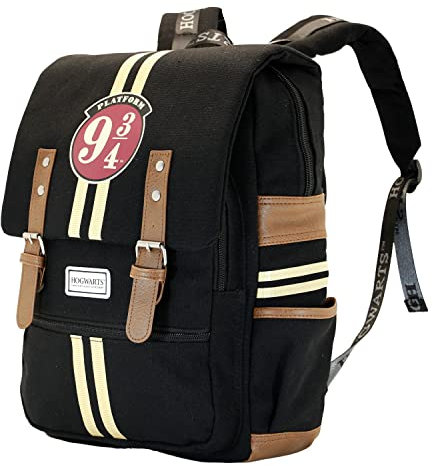 Harry Potter 9 3/4-Sac à Dos Oxford, Brun