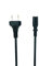 D.Square- Cable Alimentación C7 Negro 3m, Enchufe Euro 8 Universal, CEE 7/16/M-C7/H para Cargador de Pequeños Electrodomésticos TV BLU-Ray DVD Playstation (PS2, PS3, PS4) y Xbox