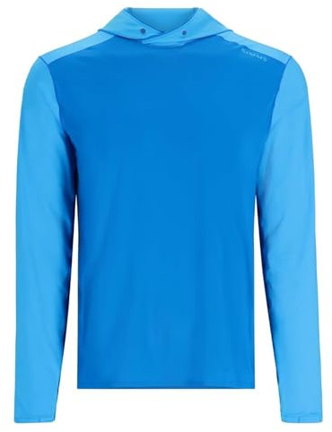 Simms SolarFlex UPF 50+ Shirt – Premium-Sonnenschutz-Kapuzenpullover für Herren, leicht, schnell trocknend, atmungsaktiv, Outdoor-Bekleidung