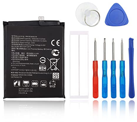 SwarKing Ersatz Akku Kompatibel mit Huawei P30 HB436380ECW with Toolkit