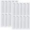 20 Pcs Furniture Bumpers, Silicone Clear Cabinet Door Bumpers Adhesive Furniture Bumper Strips 6.3cm Cabinet Bumpers Transparent Bumpers Pads for Furniture & Doors Protectors
