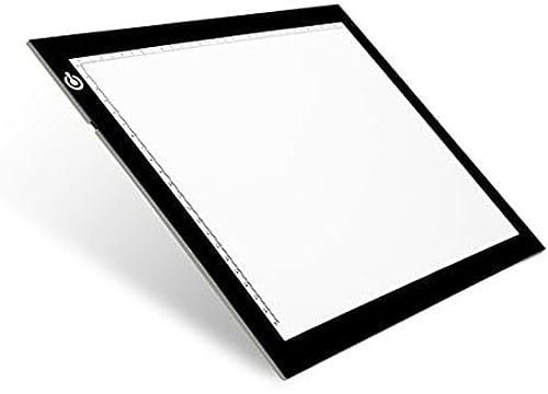 A3 Kit de peinture diamant à LED pour tableau lumineux et table de décapage pour vinyle, grand tampon lumineux A3, idéal pour les artistes, les croquis, l'animation, le design, accessoires pour