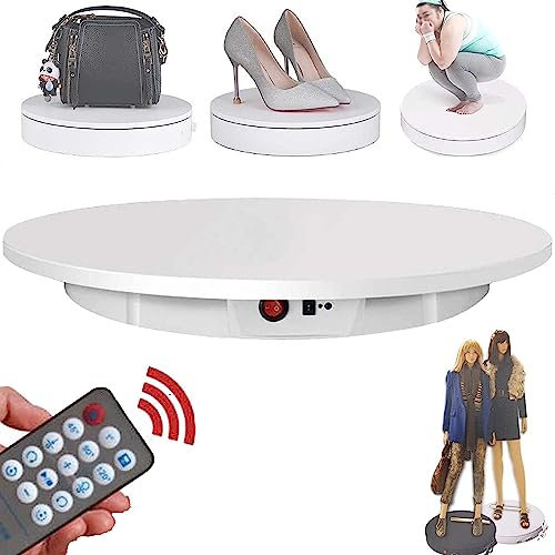 PCWLH Espositore rotante motorizzato 60 cm 150 kg carico piattaforma girevole automatica a 360 gradi per fotografia telecomando