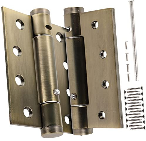 ANDRESLAD 2pièces Charnières De Porte à Ressort Automatique Charnières Pour Extérieures Pour De Bains Et Fermeture Douce Et Silencieuse
