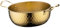 DimyFew Korea Ramen Topf Edelstahl Suppentopf Nudeln Kochtopf Meeresfrüchte Topf für Camping, Gold 22cm