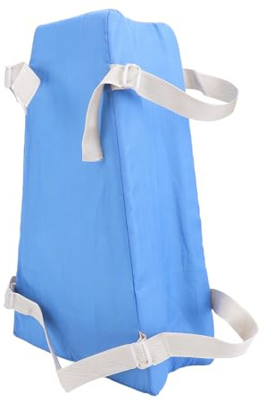 YUYTE Hüft Abduktionskissen, Hüftoperation Kissen mit Riemen, Hüftersatzkissen, Blau Gerilltes Gelenk Unterschenkel Beinstützpositionspolster für zu Hause