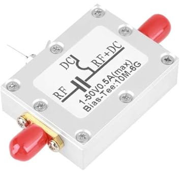MZZYG Vector Network Analyzer 10M-6G Bias Tee 10M-6G Broadband Radio Frequency Microwave Coaxial Bias Spectrum Analyzer