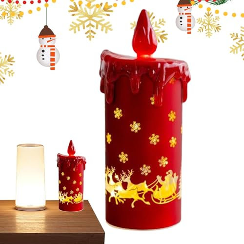 Velas cónicas sin llama que funcionan con pilas, velas LED parpadeantes, velas eléctricas realistas, velas LED falsas para farol, piscina, manto, bodas, Navidad