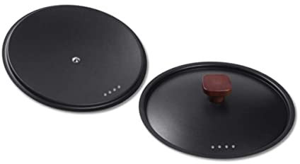 Cabilock Cover Pan Accessory Steam Retaining Lid for Cooking Heatproof Rustproof Easy to Clean Kitchen Gadgets