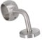 Besshepplo Stainless Steel Handrail Brackets, Polished Chrome Effect, Covered Fixings, 42mm