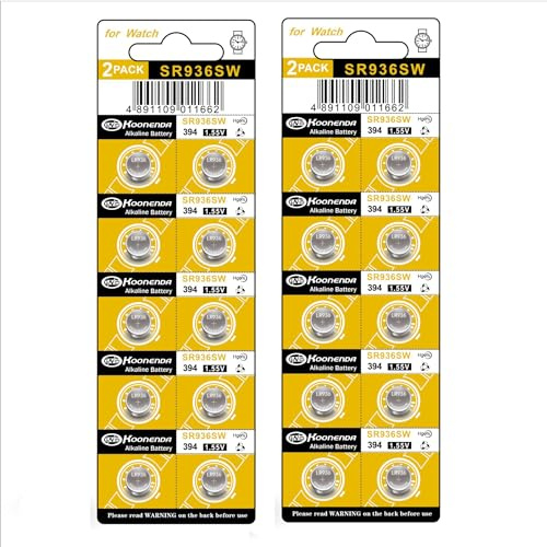 MUNDDY - 20 Pilas DE BOTÓN Pilas AG9 1,5 V LR936 LR45 LR194