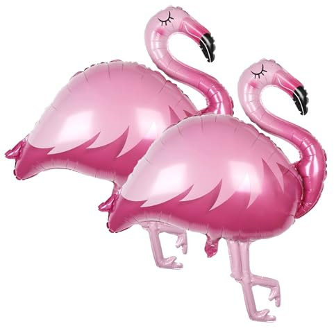 2 Stück XXL Flamingo Luftballon,Flamingo Folienballons,Rosa Flamingo Ballons Groß für Partydekoration,Ballons Flamingo für Geburtstag,Geburtstagsüberraschungsgeschenk für Kinderfreundinnen
