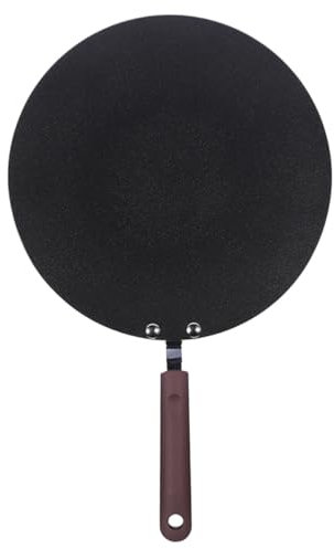 PRETYZOOM Padella Antiaderente Per La Cottura Di Pizze E Pancake in Casa Distribuzione Uniforme Del Calore Facile Da Pulire