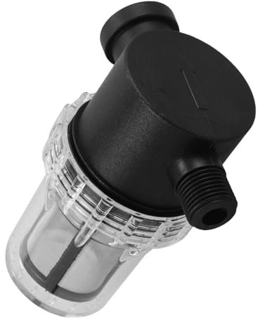 MOBUTOFU Wasserfilter Wasserpumpen Siebfilter Filtereinsatz Wiederverwendbar Sand Kies 4mm Anschluss Gartenschlauch Wasserreiniger Für Garten Schlauch