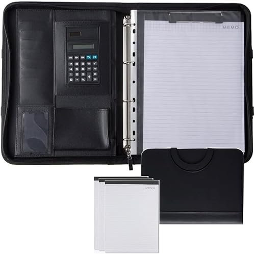 Cartelle, Organizer for notebook A4 for curriculum, interviste e conferenze(Svart)