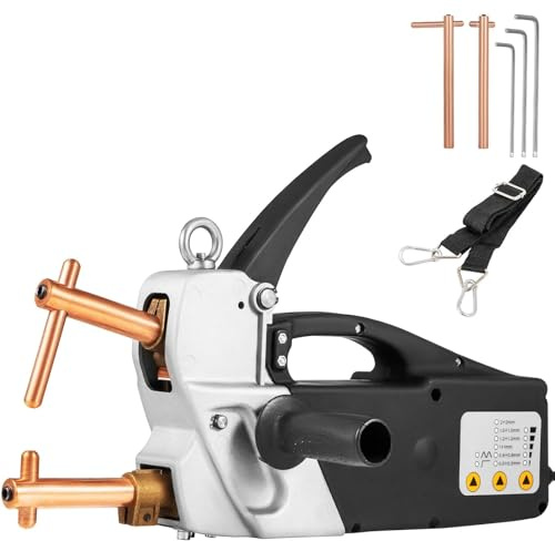 DGOINGPI Plastic Welding Kit Electric Spot Welder Double Side Spot Welder Portable Handheld Welding Tip Gun 2.0 +2.0mm Sheet Metal Repair Tool