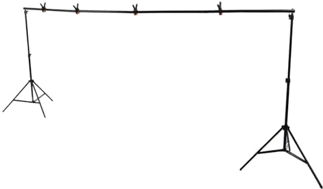 Hamwesh Backdrop Stand for Photography with Retractable Design for Live Streaming and Photo Studio Use