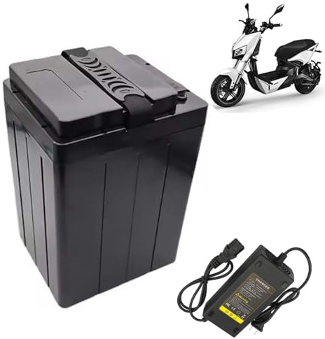 JHKJ Li-Ionen-Akku 48V 40Ah E-Bike-Akkus 60V 30Ah Austauschbare Akkus 72V 20Ah Eingebauter Lithium-Akku mit Ladegerät für 950W-2400W Motorkits,48v20ah