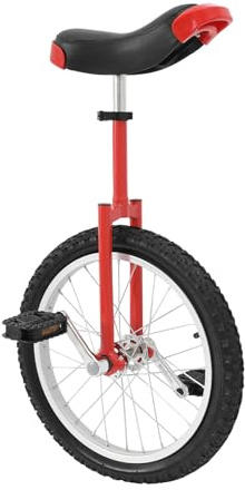 chennnls 18 Zoll Einrad für Sport, Verstellbares Einrad-Fahrrad Balance Training für 5-60 Jahre, Manganstahl-Rahmen, Tragkraft bis 75 kg