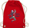 Turnbeutel Rucksack - Tanzen Geschenk - Street Dance Girl - Unisize - Rot - tanz tanzsport streetdance juterucksäcke damen mit spruch tänzer hip hop trainingsbeutel sprüche tänzerin beutel