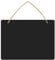 Pizarra con Cadena Tablilla de Anuncios de Doble Caras Decoración de Pared de Puerta Vintage