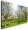 Paul Sinus Art GmbH Wiese mit Apfelbäumen 120x 50cm Panorama Leinwand Bild XXL Format Wandbilder Wohnzimmer Wohnung Deko Kunstdrucke