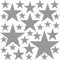 PREMYO 32 Sterne Wandsticker Kinderzimmer Mädchen Jungen - Wandtattoo - Wandaufkleber Selbstklebend Grau