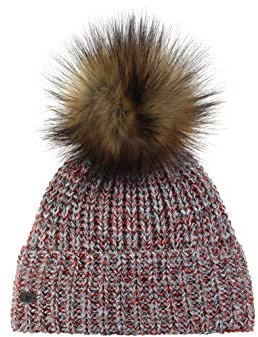 Eisbär Damen Felia Lux MÜ Mütze, rotmele-h.braun, One Size