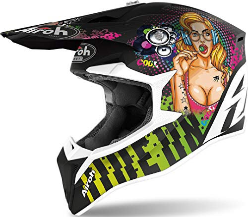 Airoh Herren Wraap Pin-up Matt HELMET, matt, L EU