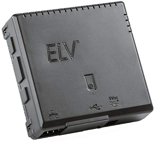 ELV Bausatz Gehäuse RP-Case für Raspberry Pi und RPI-RF-MOD Funk-Modulplatine, schwarz