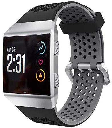Angersi Bracelet Compatible avec Fitbit Ionic SmartWatch,Montre Sport de Remplacement Bracelet Compatible avec Fitbit Ionic Smart Watch