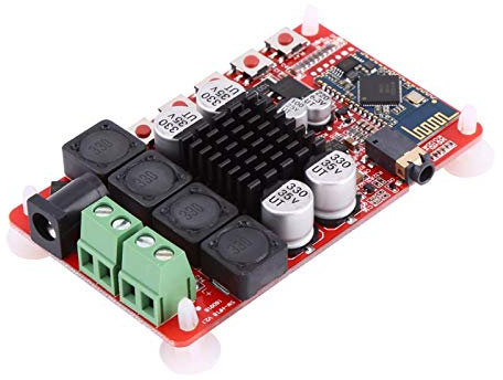 TDA7492 Drahtloses digitales Stereoverstärkermodul 50w x2 Audioempfänger Leistungsverstärker Zweikanal-AMP-Karte mit CSR8635 Bluetooth V4.0 Reveiver-Mikrofon