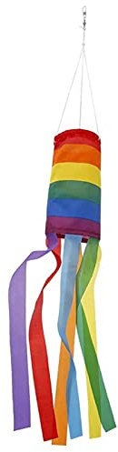 Alacritua Regenbogen Windsack Bunter Windsack, Outdoor HäNgende Dekoration Windsack, Wetterfest Garten Windsack Wasserdichtes Material FüR AußEnbereich HäNgen, Uv-BestäNdig