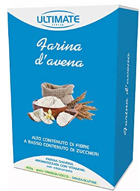Farina d'avena aromatizzata vaniglia/cocco 450g