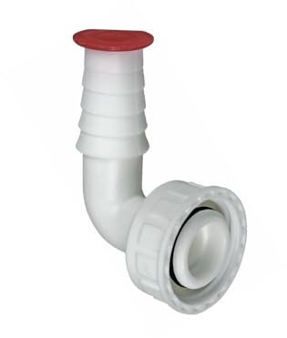 easyPART Kompatibel/Ersatz für Dallmer GmbH + Co. KG 090348 NEU Schlauchanschluss Winkelschlauchtülle 1 90° Siphon Ablauf Dallmer