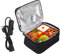 Forno Portatile, Scaldavivande 12V, Borsa Pranzo Ricarica USB Portatile Microonde Fodera in Alluminio Fodera Pranzo Riscaldata con 2 Metodi di Riscaldamento